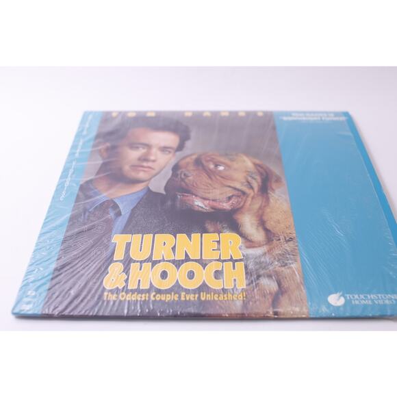 Turner & Hooch, LaserDisc, Tom Hanks, 1989, Film, Digital Sound, ~ 250622-WH 343 - Picture 1 of 3